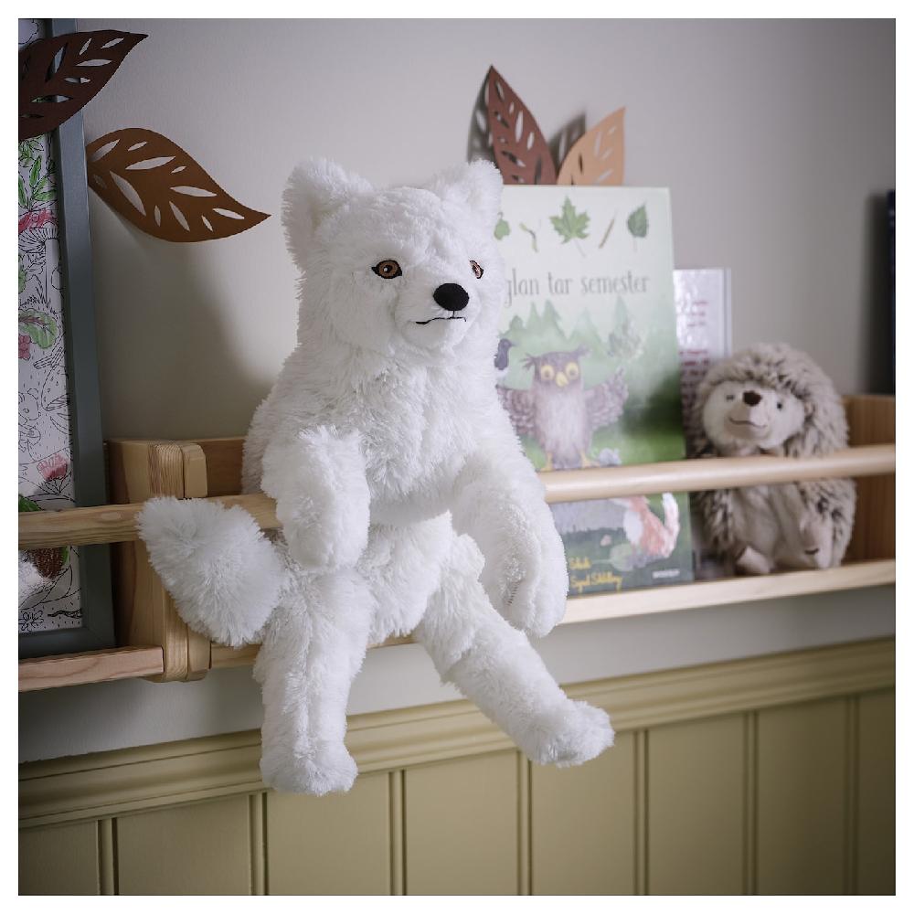 IKEA SKOGSDUVA Peluche Zorro ártico/blanco 60 Cm