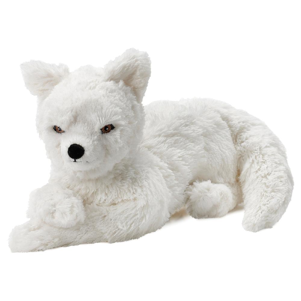 IKEA SKOGSDUVA Peluche Zorro ártico/blanco 60 Cm