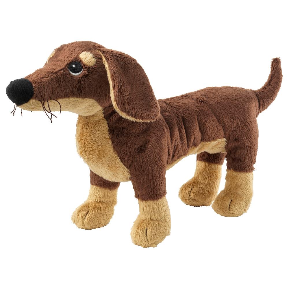 IKEA SMÅSLUG Peluche Perro/marrón