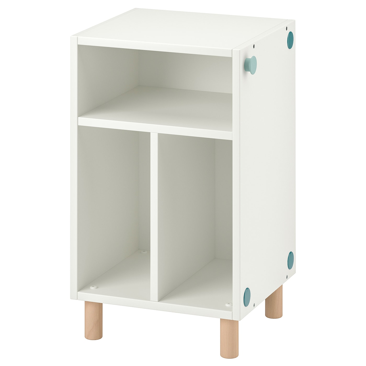 IKEA SMUSSLA Mesita de noche/estantería blanco