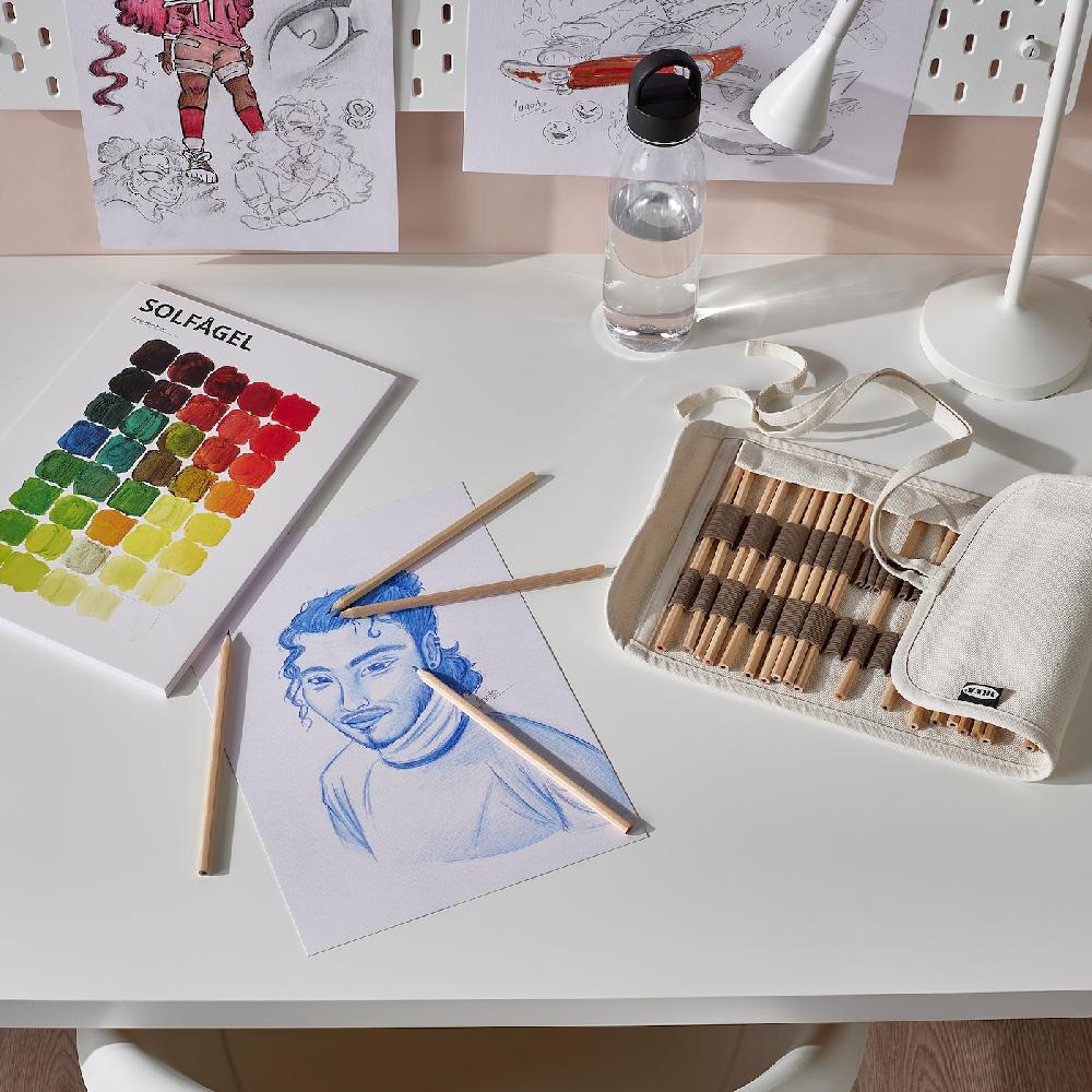 IKEA SOLFÅGEL Conjunto Dibujo 3p