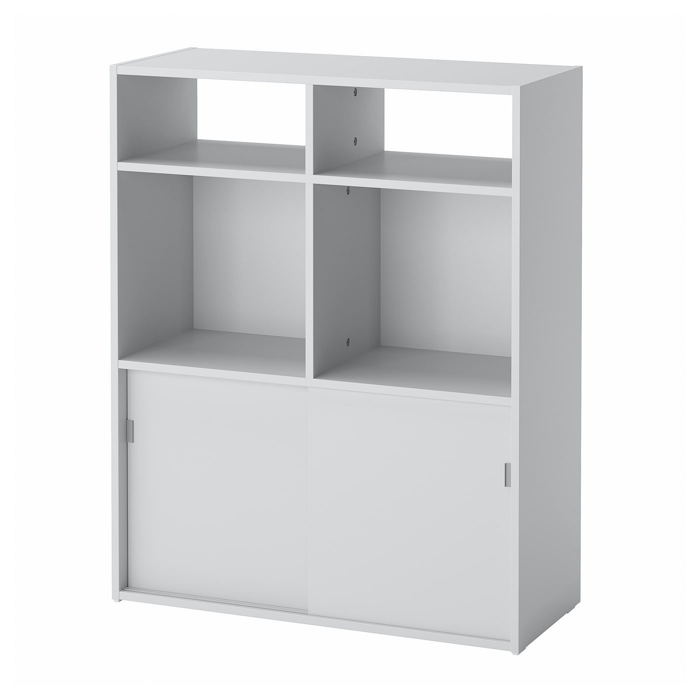 IKEA SPIKSMED Estantería gris claro 77x96x32 cm