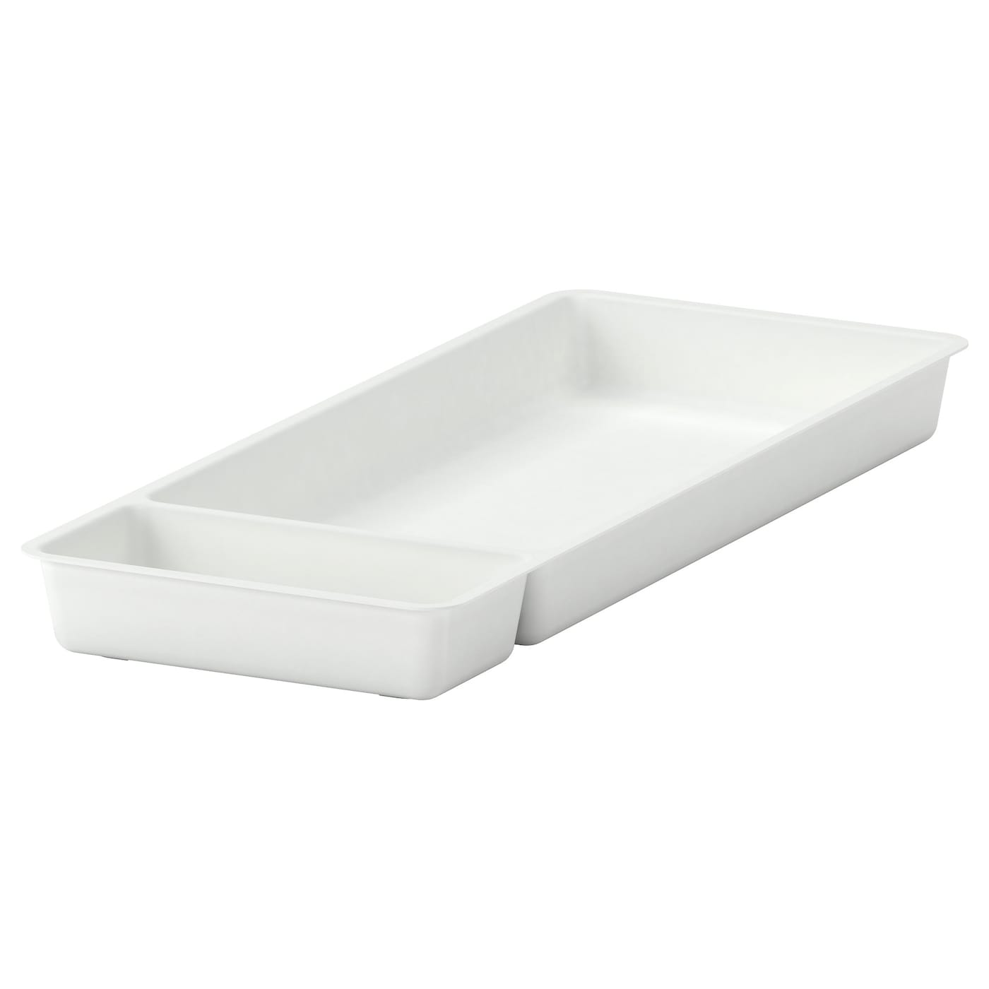IKEA STÖDJA Bandeja utensilios blanco 20x50 cm