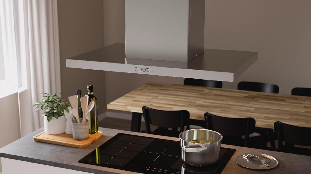 IKEA SVÄVANDE Extractor De Techo Ac Inox 90 Cm