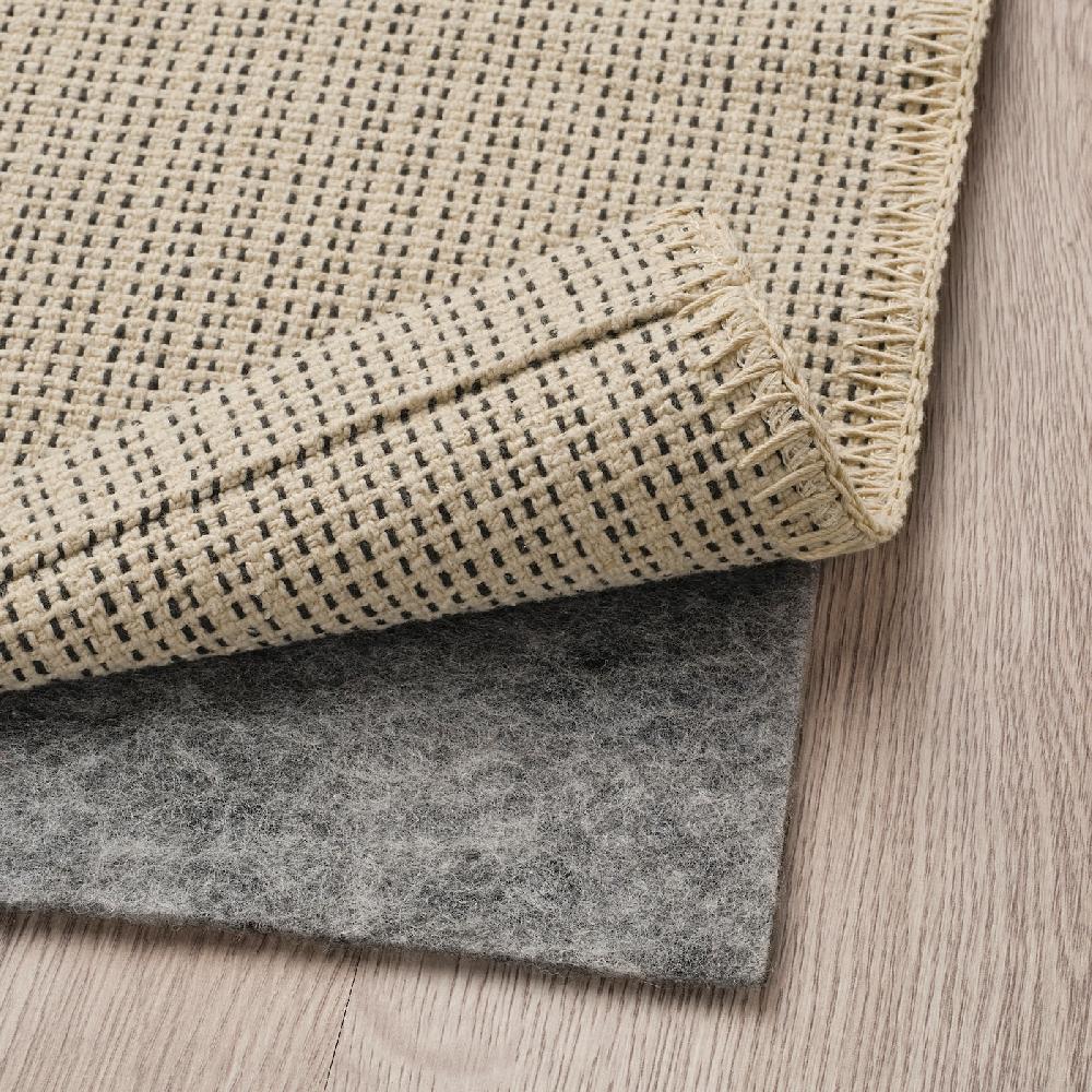 IKEA TIPHEDE Alfombra Natural/negro 50x80 Cm