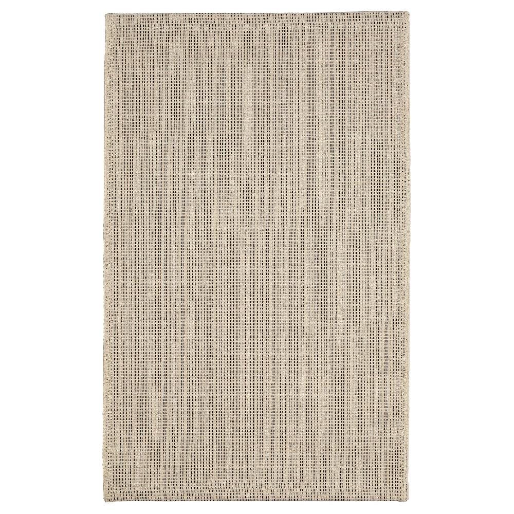 IKEA TIPHEDE Alfombra natural/negro 50x80 cm