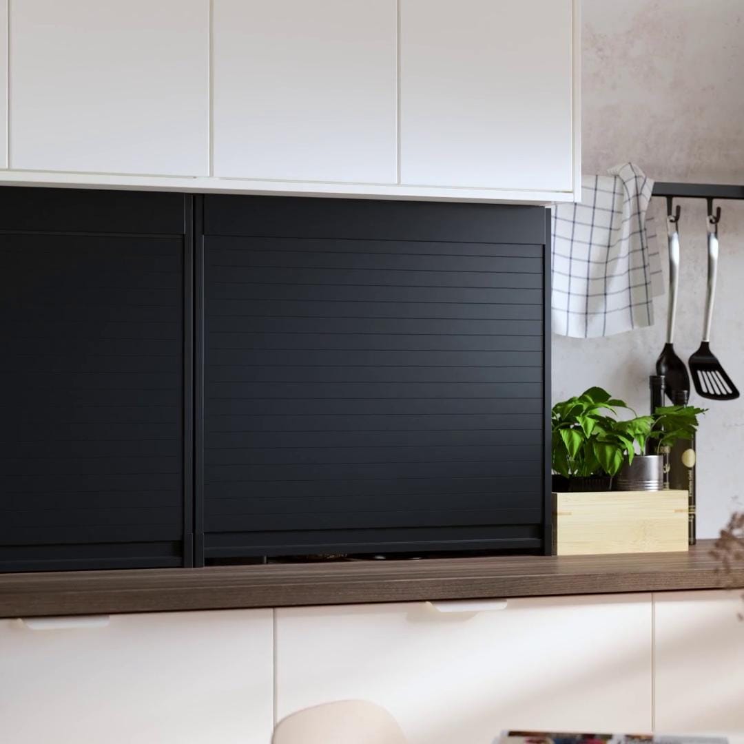 IKEA TITTEBO Armario De Persiana Negro 60 Cm