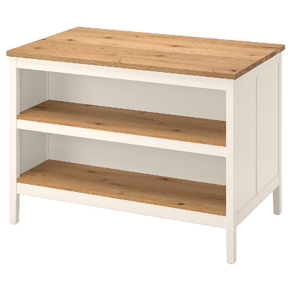 IKEA TORNVIKEN Isla Hueso/roble 126x77 Cm