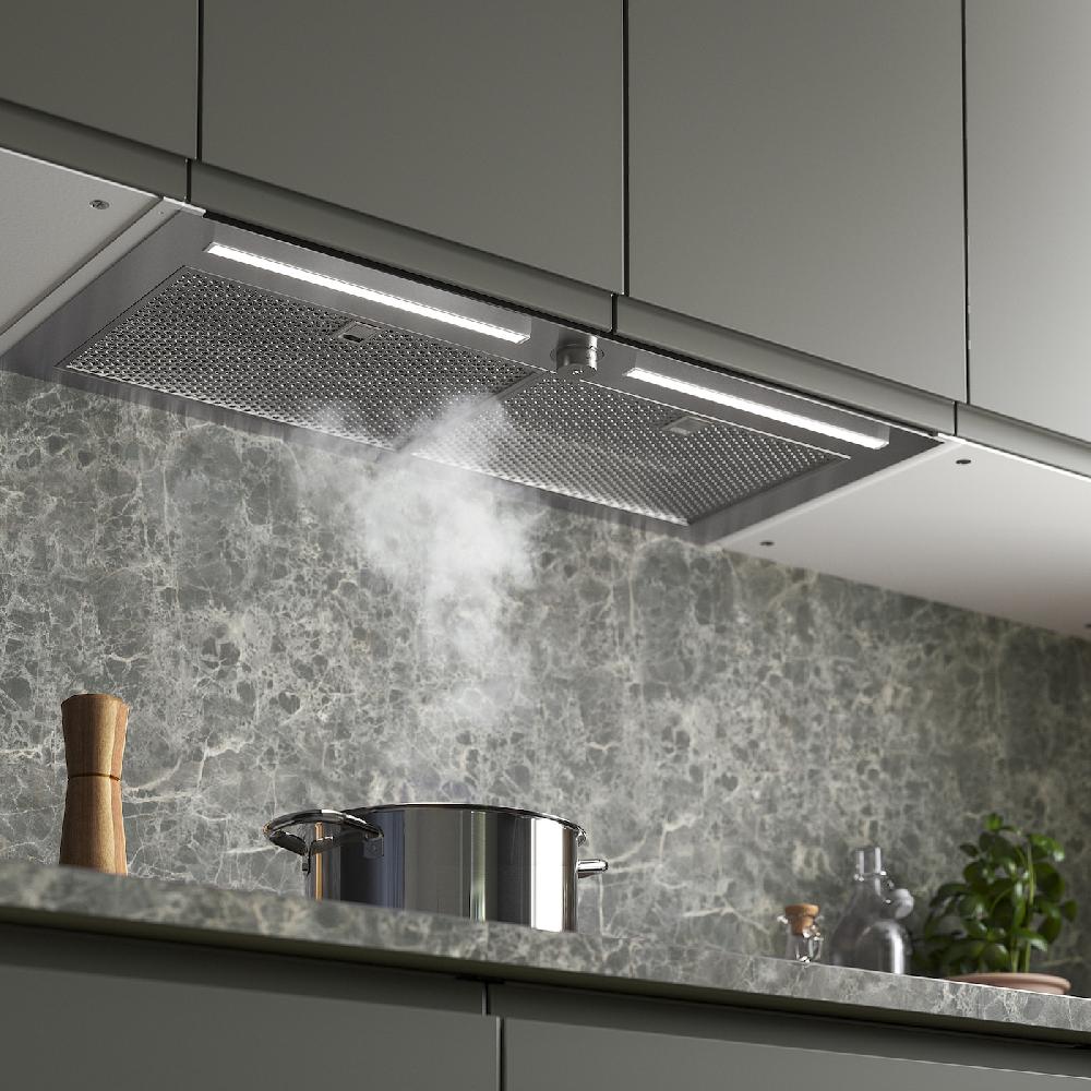 IKEA UNDERVERK Extractor Integrado Ac Inox 80 Cm