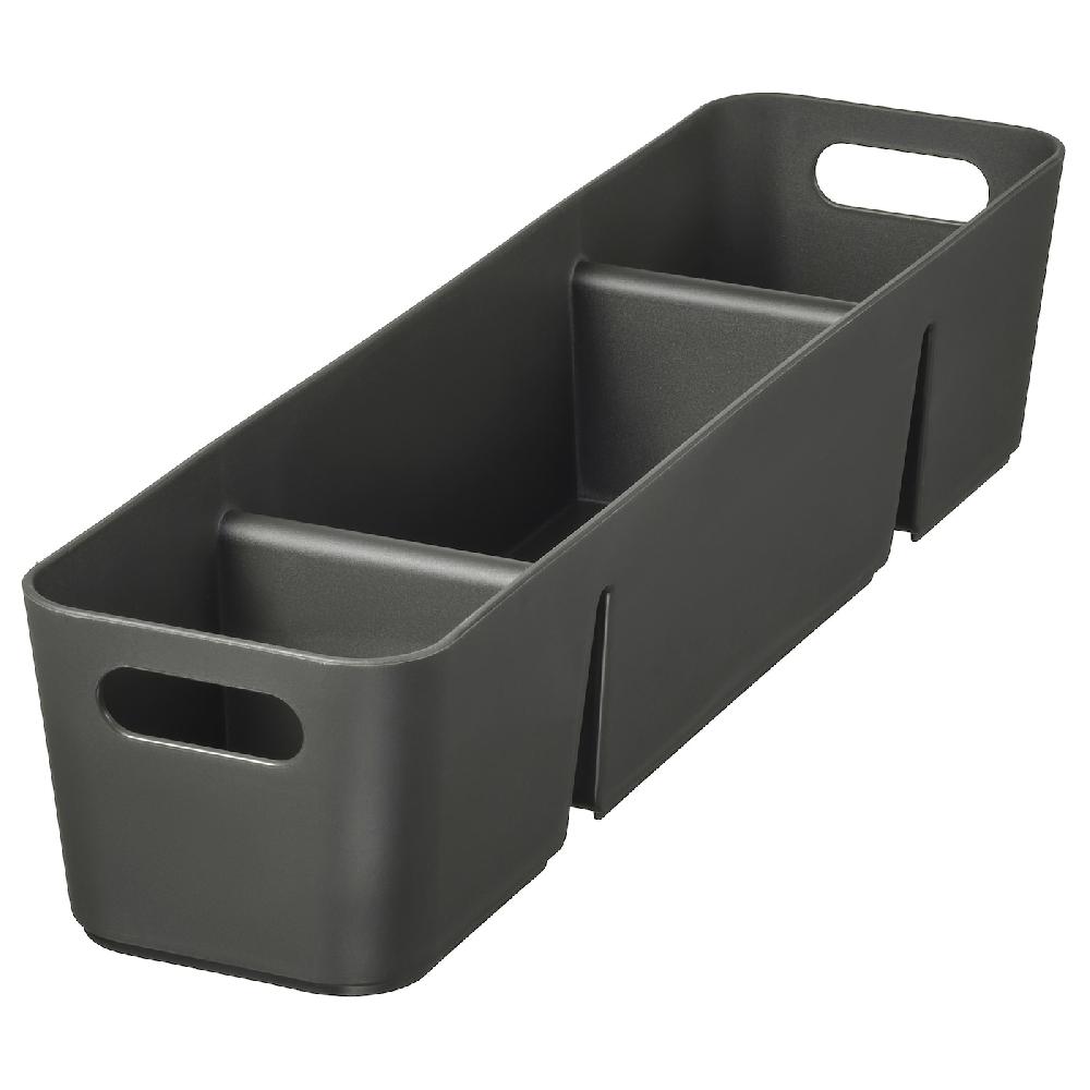 IKEA UPPDATERA Caja antracita 50x12 cm