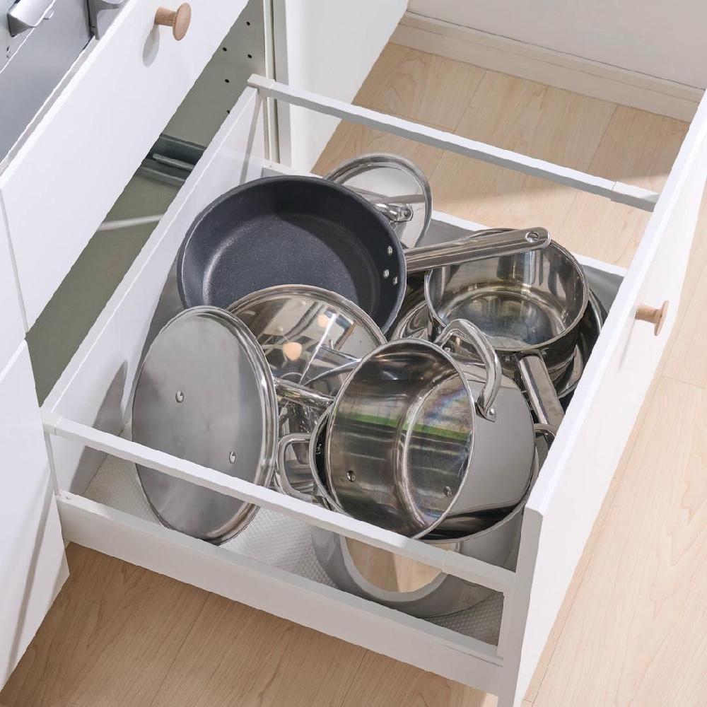 IKEA VARIERA Soporte Para Tapas Acero Inoxidable