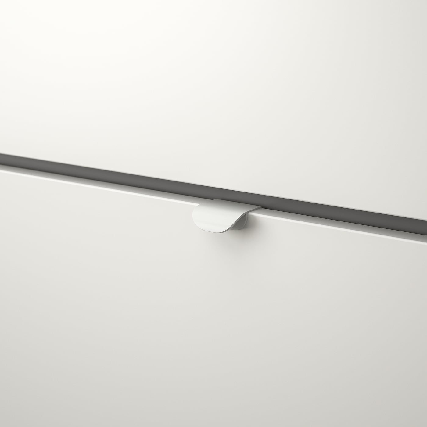 IKEA VISTHUS Armario Gris/blanco 122x59x216 Cm