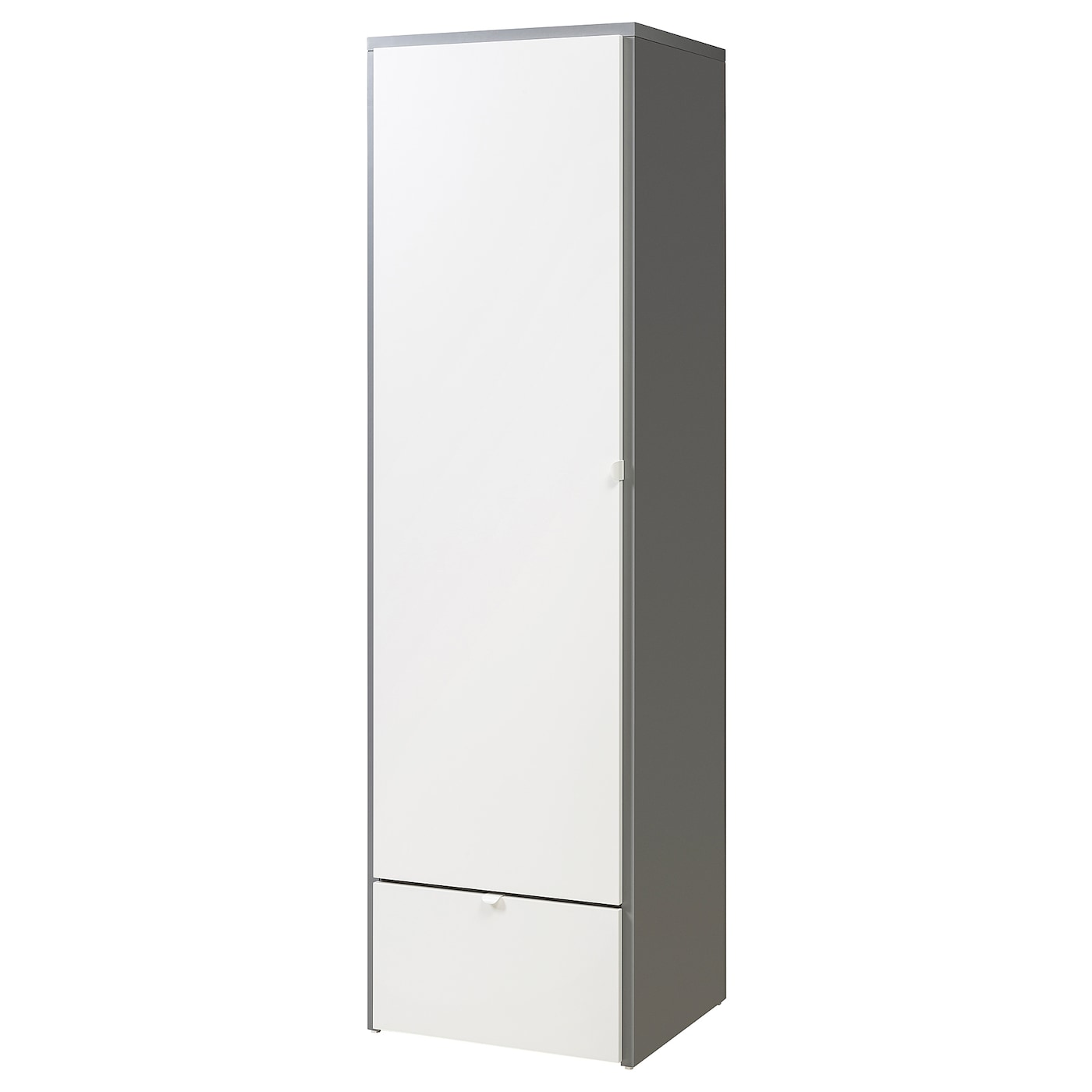 IKEA VISTHUS Armario gris/blanco 63x59x216 cm