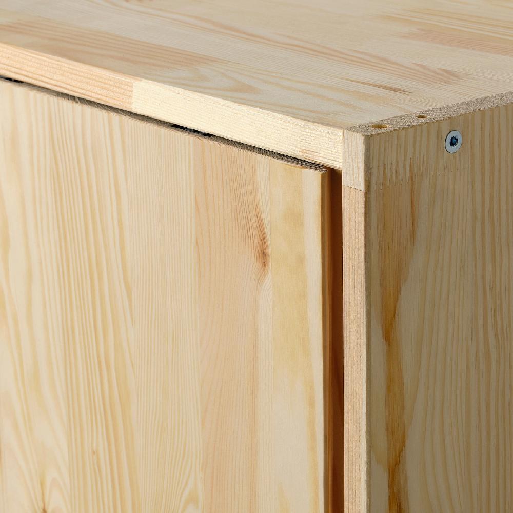 IKEA IVAR Armario Con Puertas Correderas Pino 80x30x60 Cm