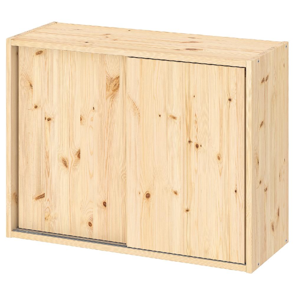 IKEA IVAR Armario con puertas correderas pino 80x30x60 cm