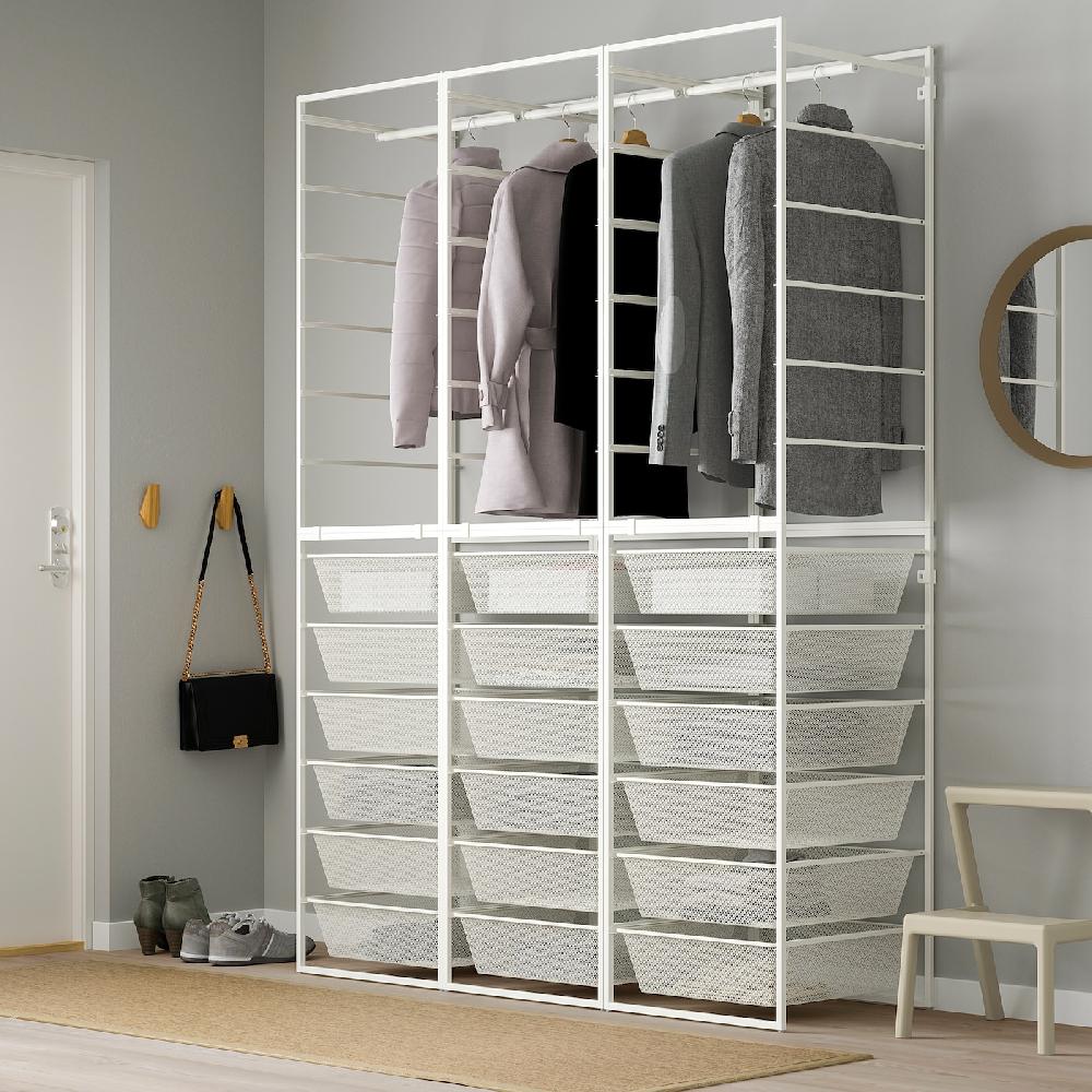 IKEA JONAXEL Combinación Armario Blanco 148x51x207 Cm