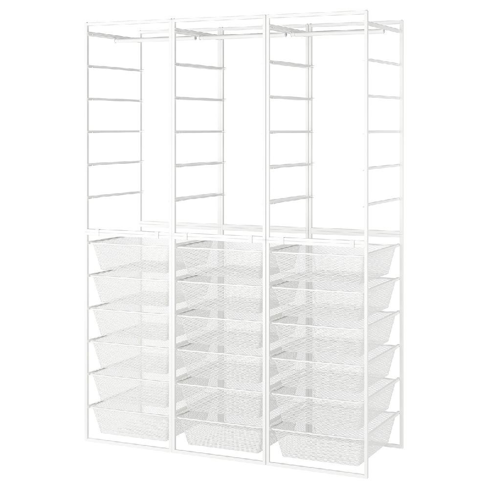 IKEA JONAXEL Combinación armario blanco 148x51x207 cm