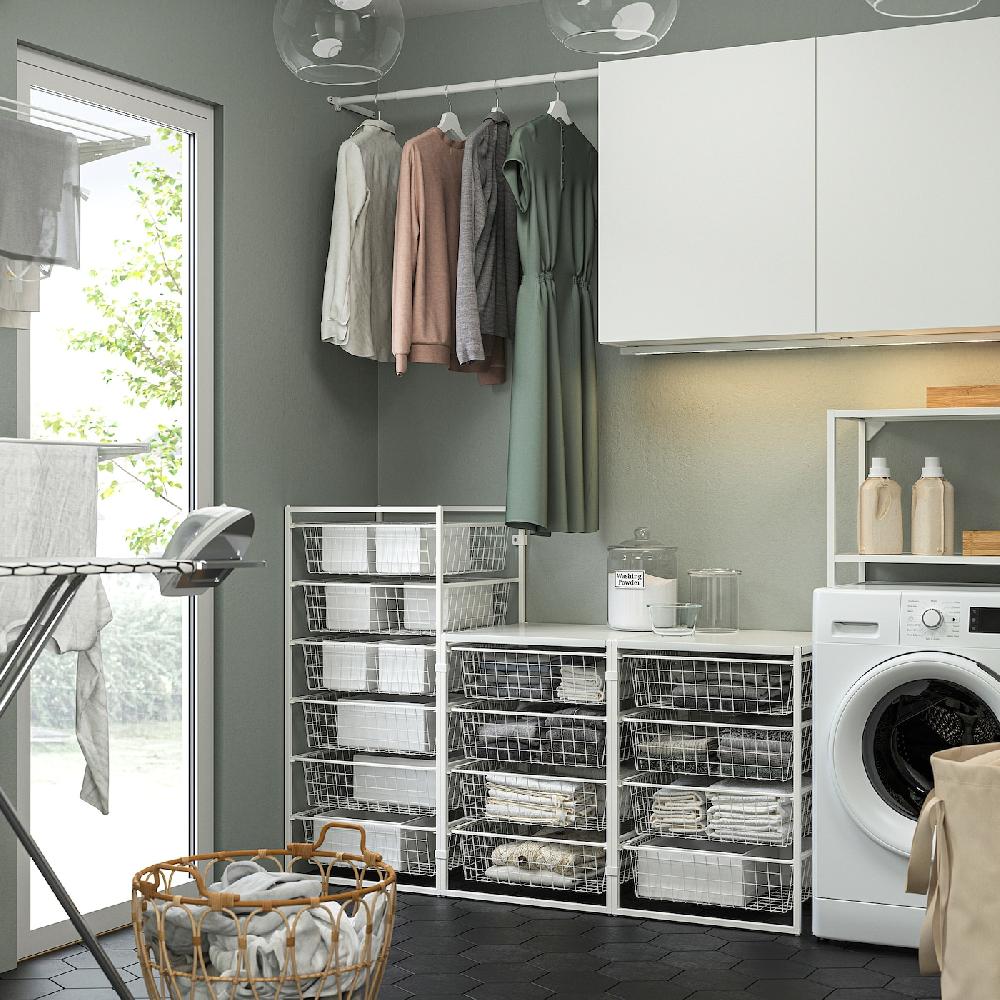 IKEA JONAXEL Combinación De Almacenaje Blanco 148x51x104 Cm