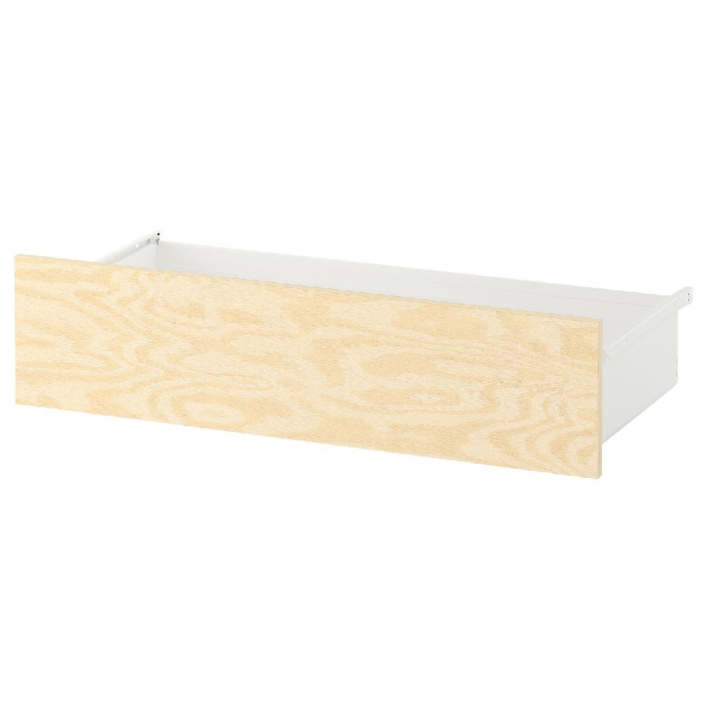 IKEA KALBÅDEN Cajón blanco/efecto pino alegre 80x42x20 cm