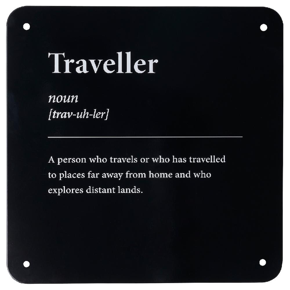 IKEA KÄNGSLEBODA Decoración De Pared Viajero 20x20 Cm