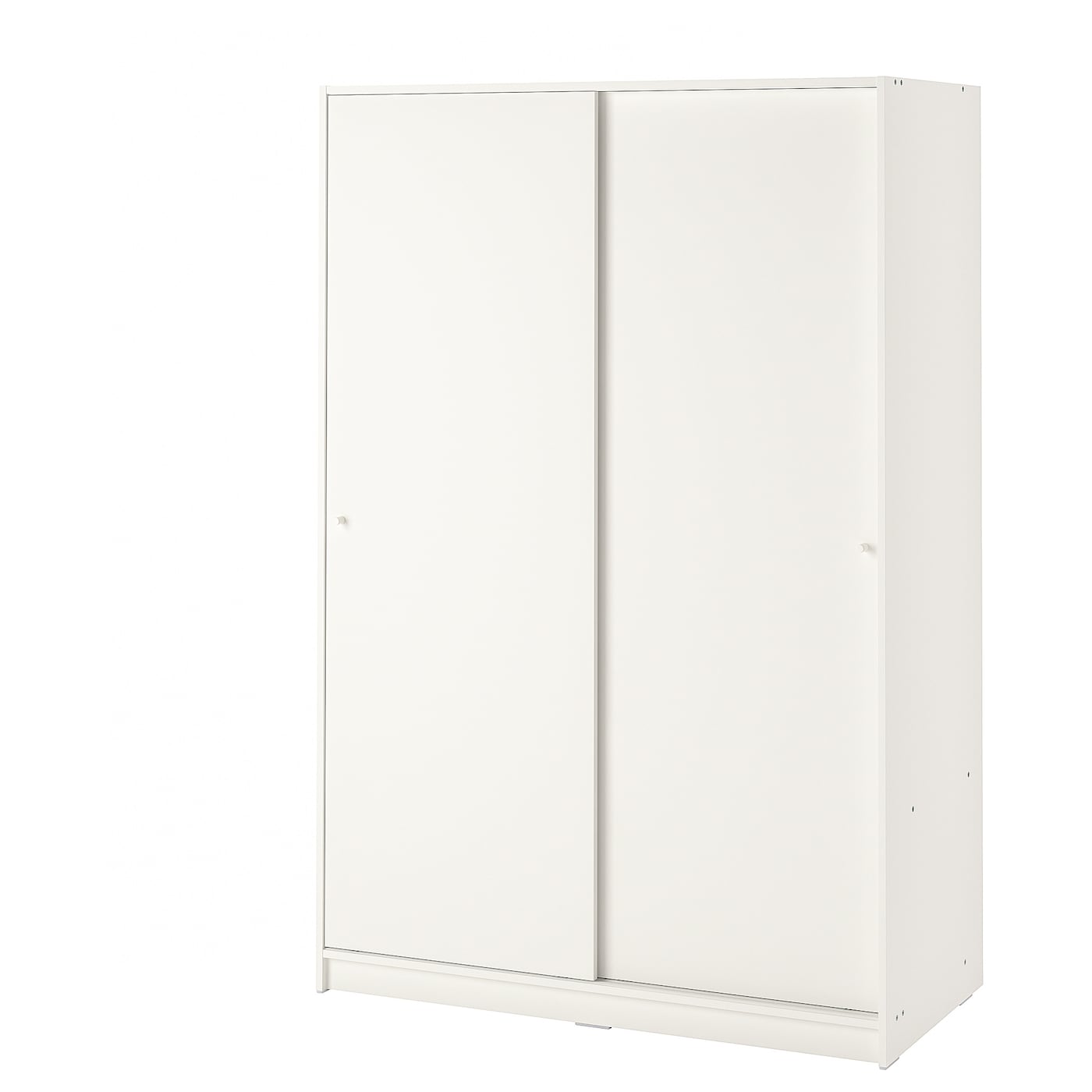 IKEA KLEPPSTAD Armario con puertas correderas blanco 117x176 cm