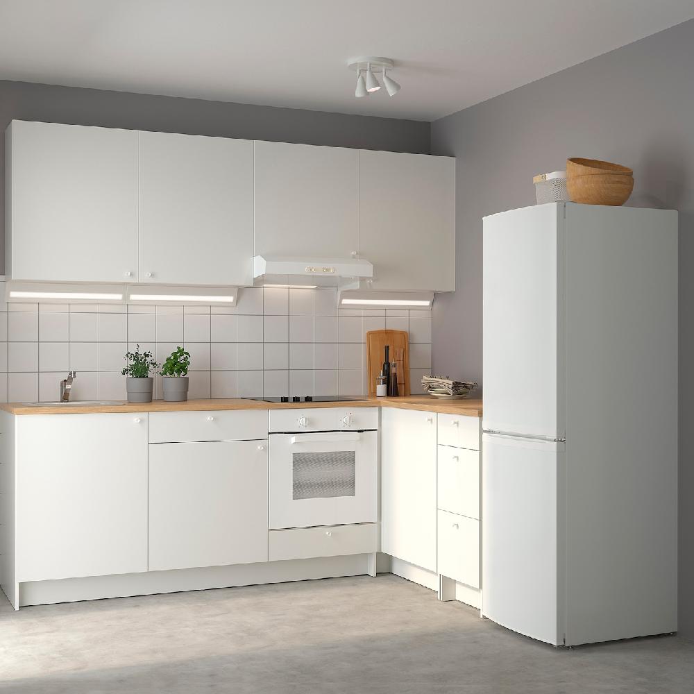 IKEA KNOXHULT Cocina De Esquina Blanco 243x164x220 Cm