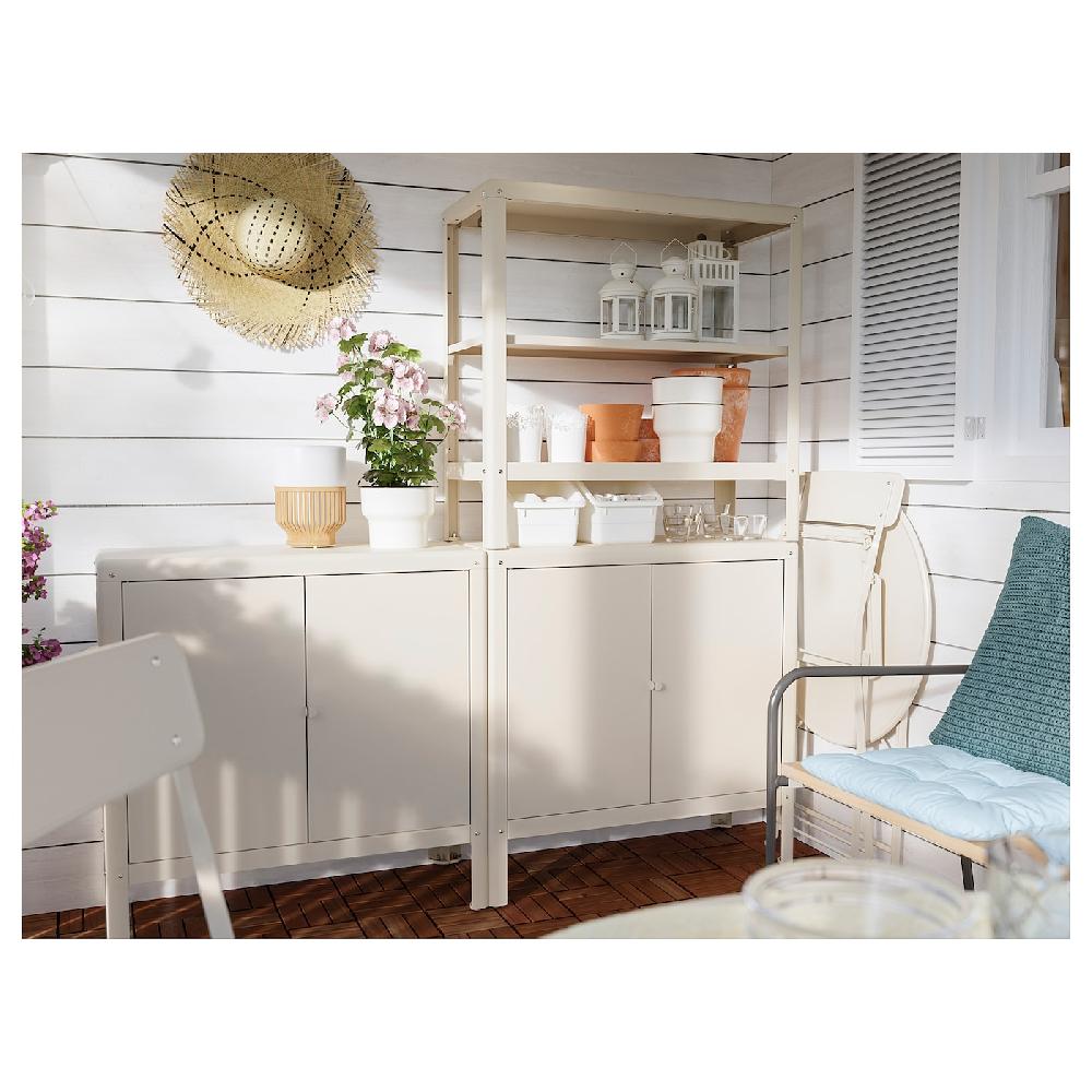 IKEA KOLBJÖRN Armario Para Interior O Exterior Beige 80x81 Cm