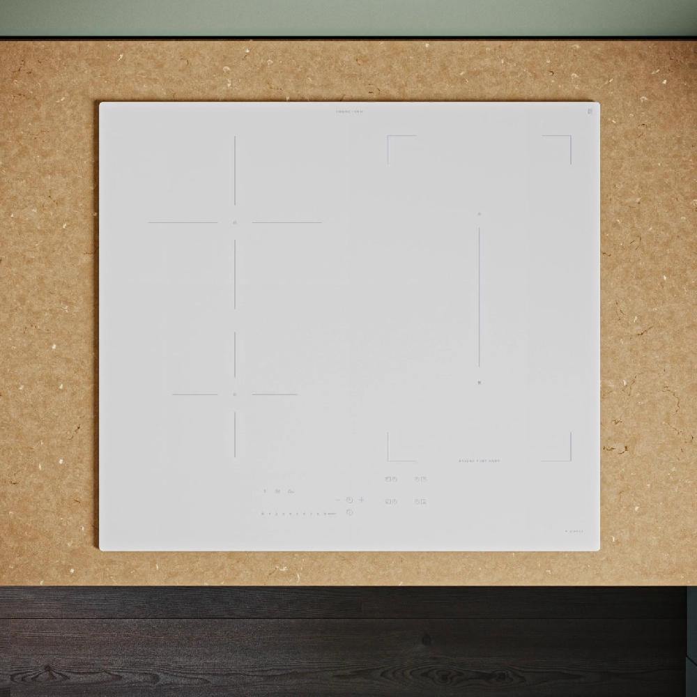 IKEA KOLSTAN Placa De Inducción IKEA 500 Blanco 58 Cm