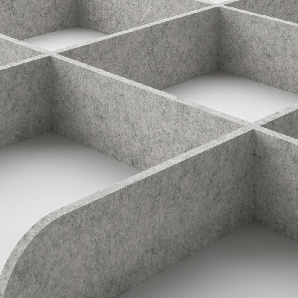 IKEA KOMPLEMENT Bandeja Extraíble&separador Blanco/gris Claro 75x58 Cm