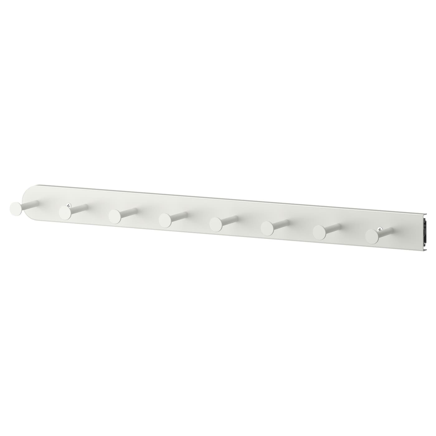 IKEA KOMPLEMENT Perchero multiusos extraíble blanco 58 cm