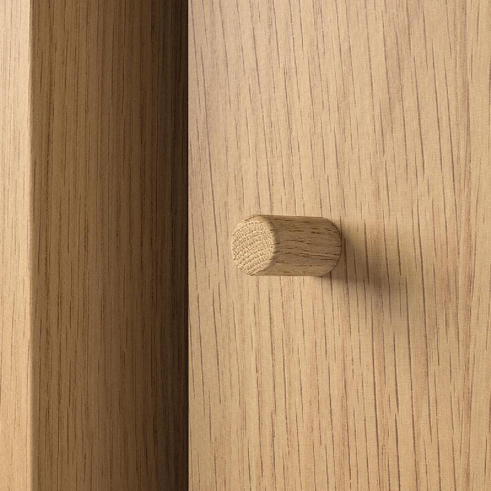 IKEA LÅDMAKARE Armario Con Puertas Correderas Efecto Roble