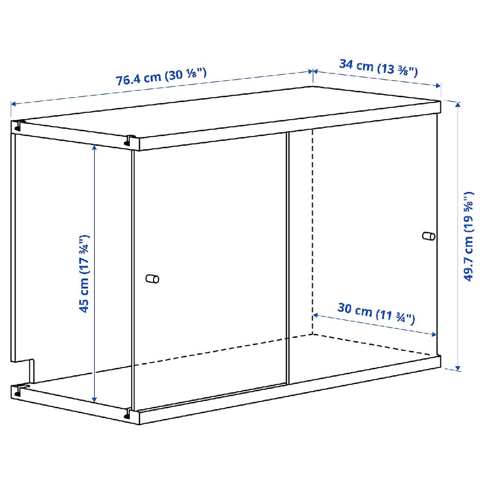 IKEA LÅDMAKARE Armario Con Puertas Correderas Efecto Roble