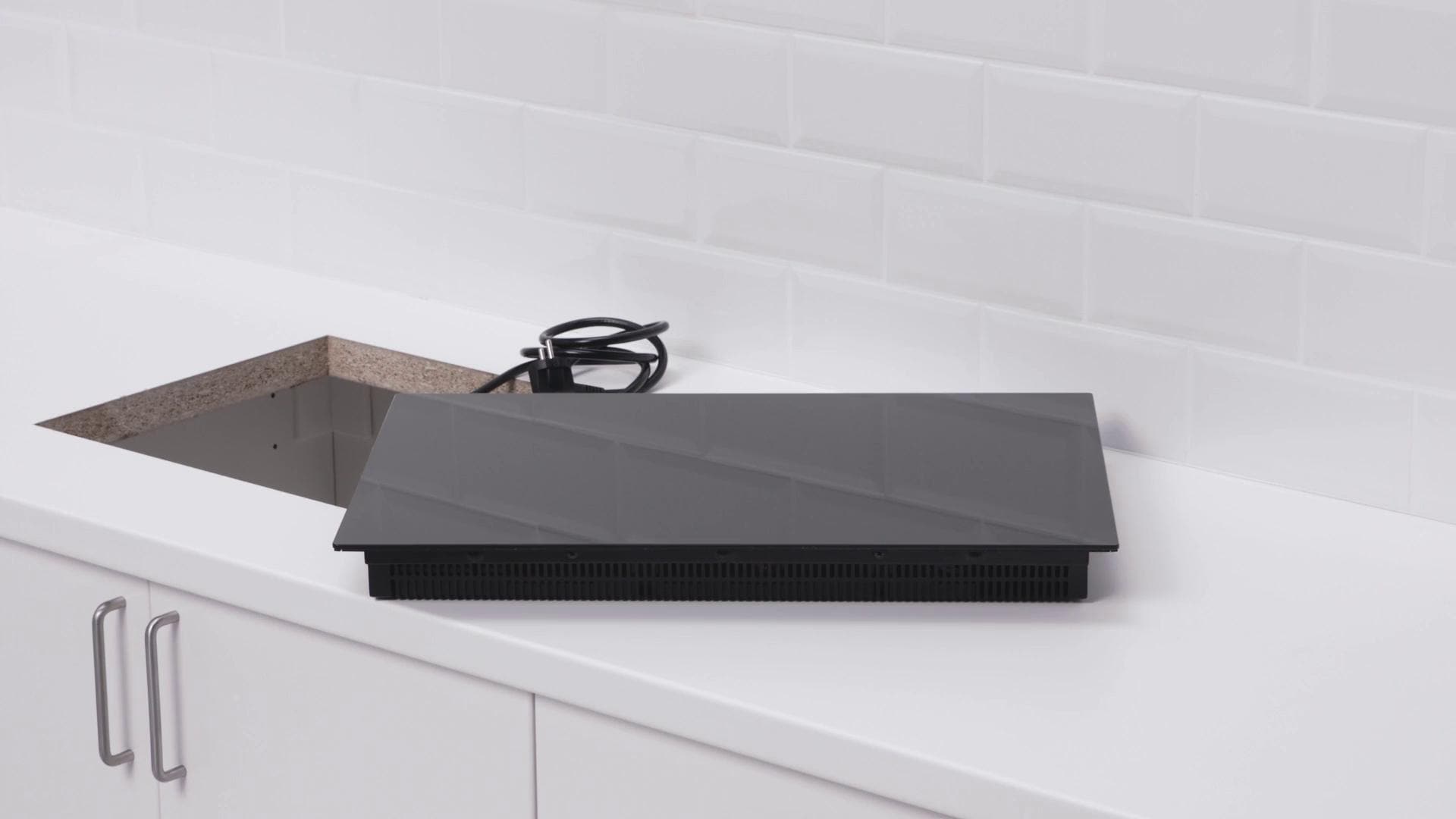 IKEA LAGAN Placa De Inducción "plug-in" 2 Zonas/negro