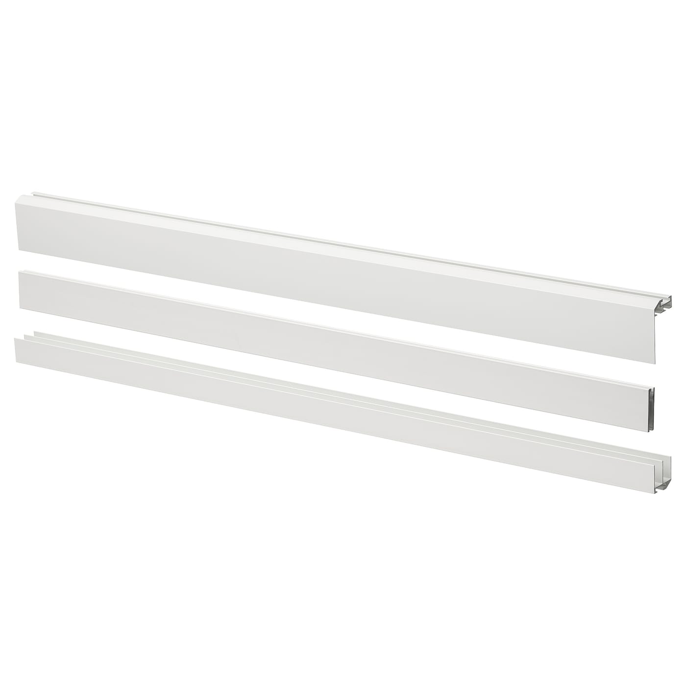 IKEA LARKOLLEN Guía herrajes puertas correderas blanco 60 cm