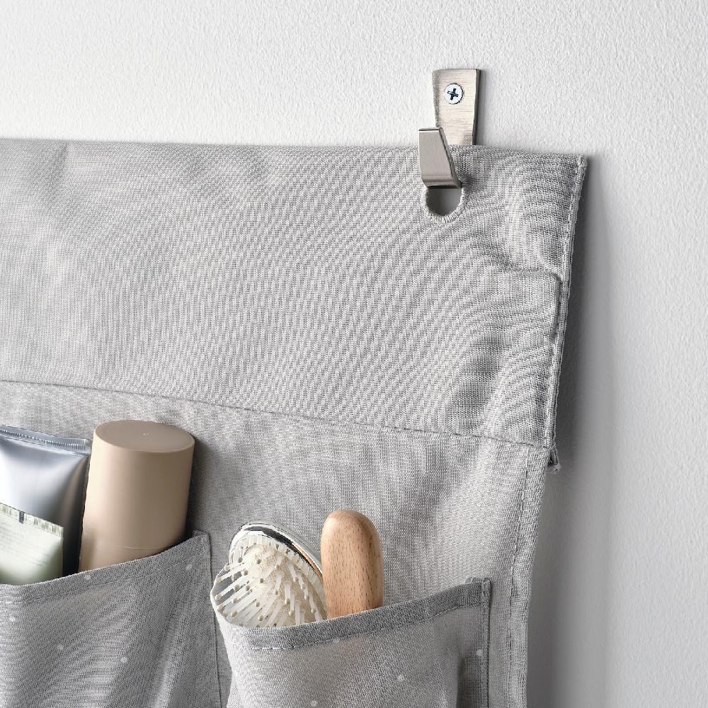 IKEA LEN Almacenaje Colgante Lunares/gris Claro 45x64 Cm