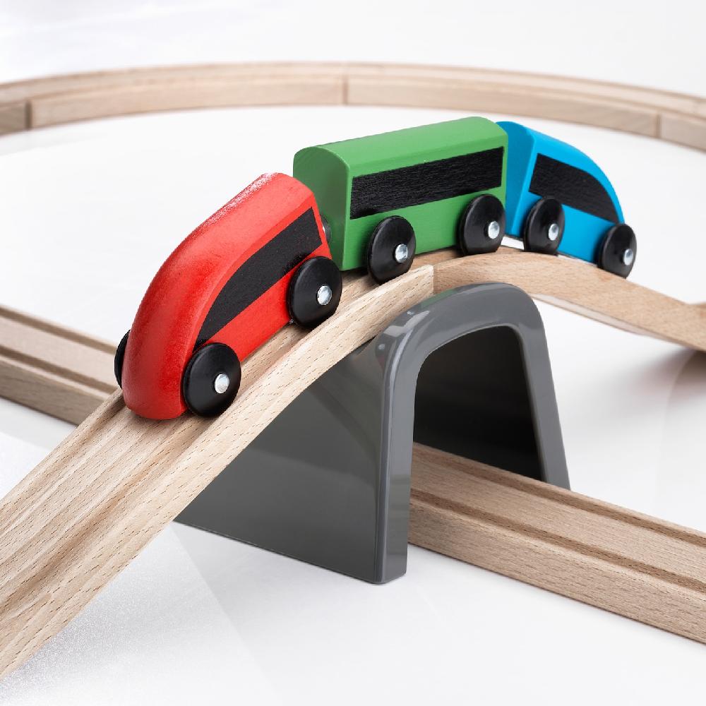 IKEA LILLABO Juego Básico Tren 20 Piezas Multicolor