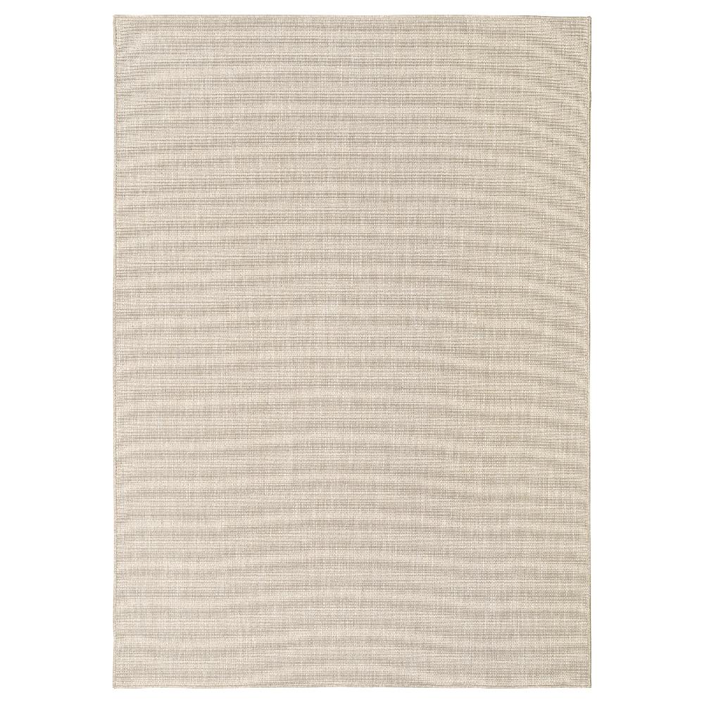 IKEA LUFTFARTYG Alfombra para interior y exterior beige/raya 200x300 cm