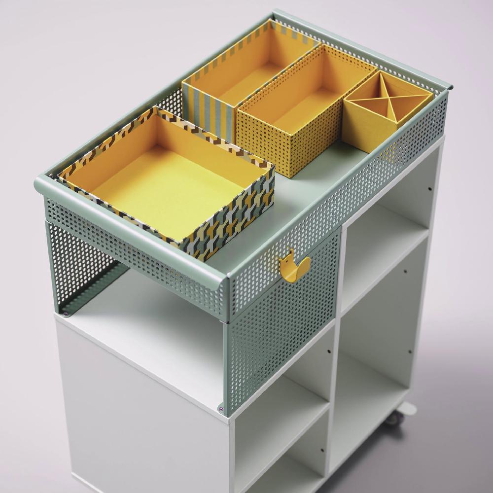 IKEA LYSMASK Caja Juego De 4 Con Motivos/multicolor