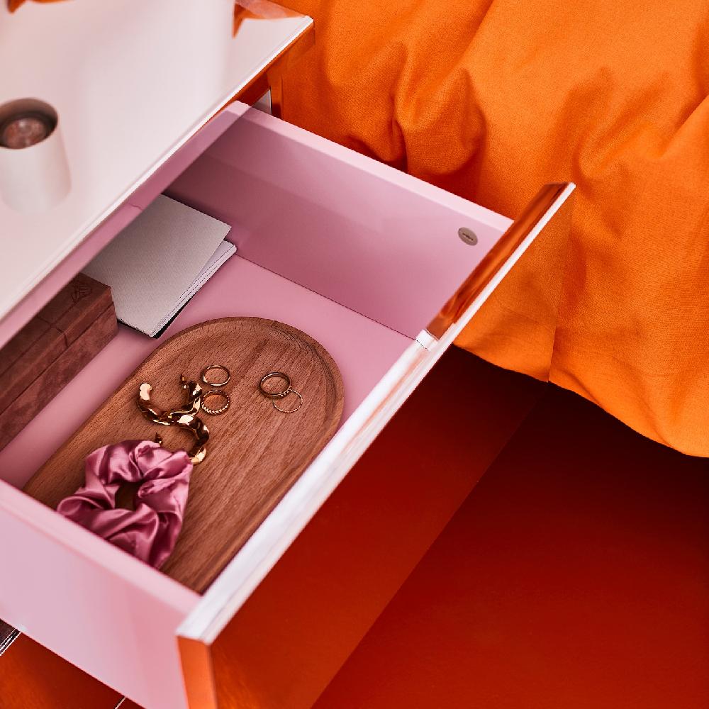 IKEA MALM Cómoda De 2 Cajones Efecto Espejo 40x55 Cm