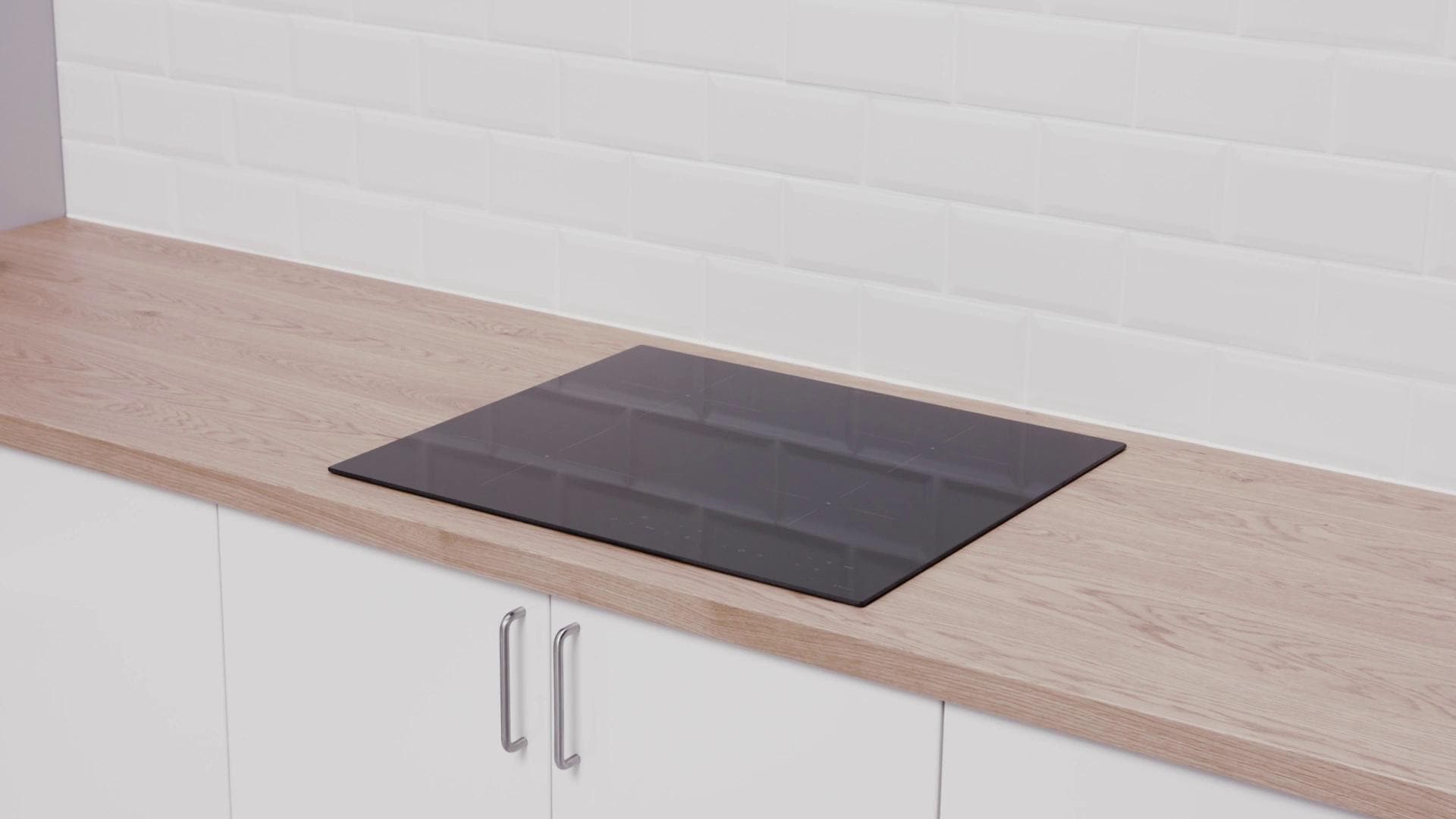 IKEA MATMÄSSIG Placa De Inducción IKEA 300 Negro 59 Cm