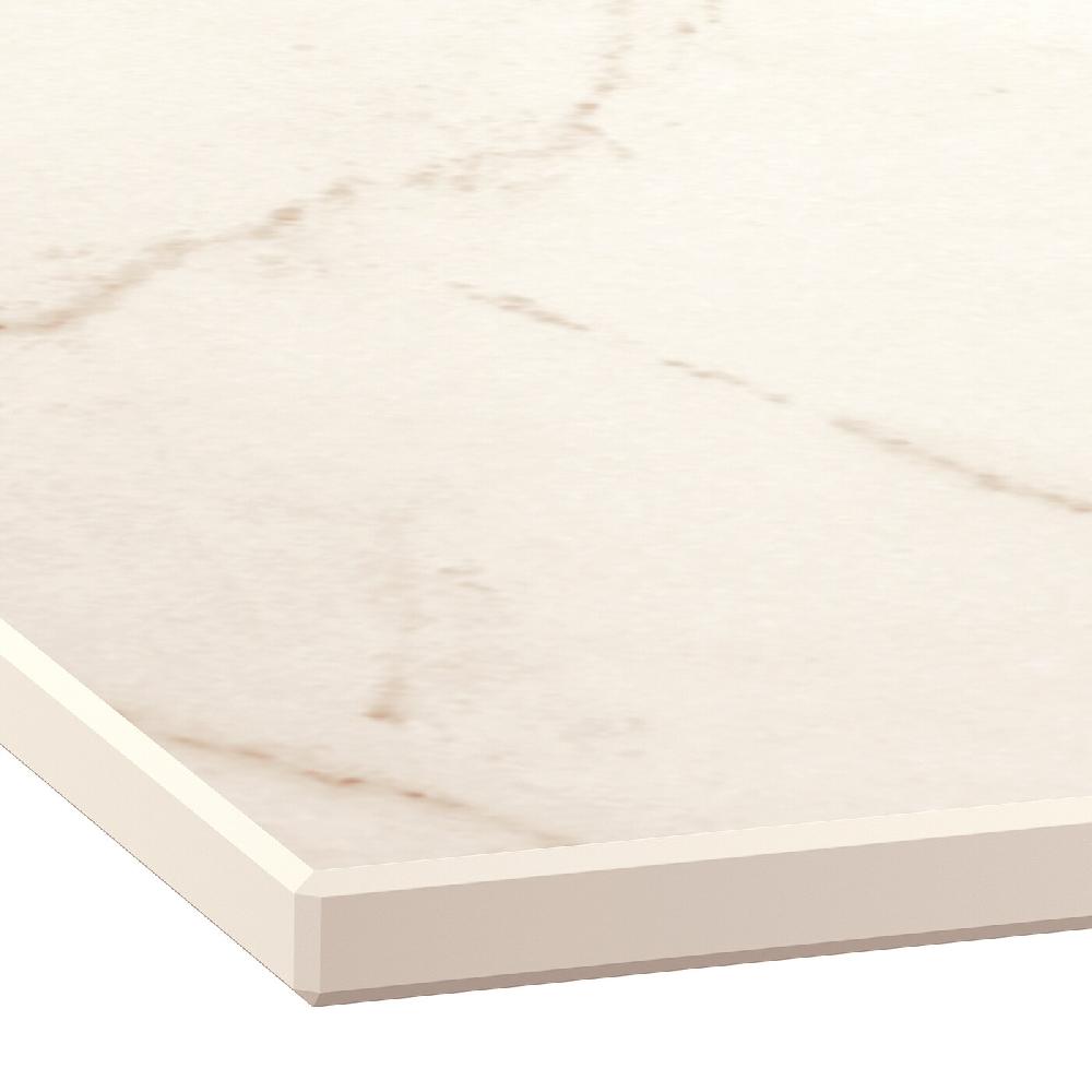 IKEA MÖCKLARP Encimera A Medida Mate Hueso/efecto Mármol Porcelana De Alta Presión 1 M²x2.0 Cm