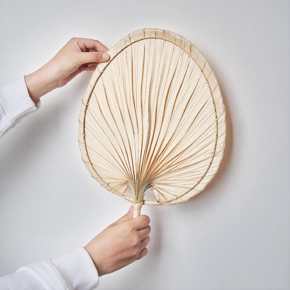IKEA MOLNSKOG Juego De 2 Adornos De Pared Hoja De Palma A Mano