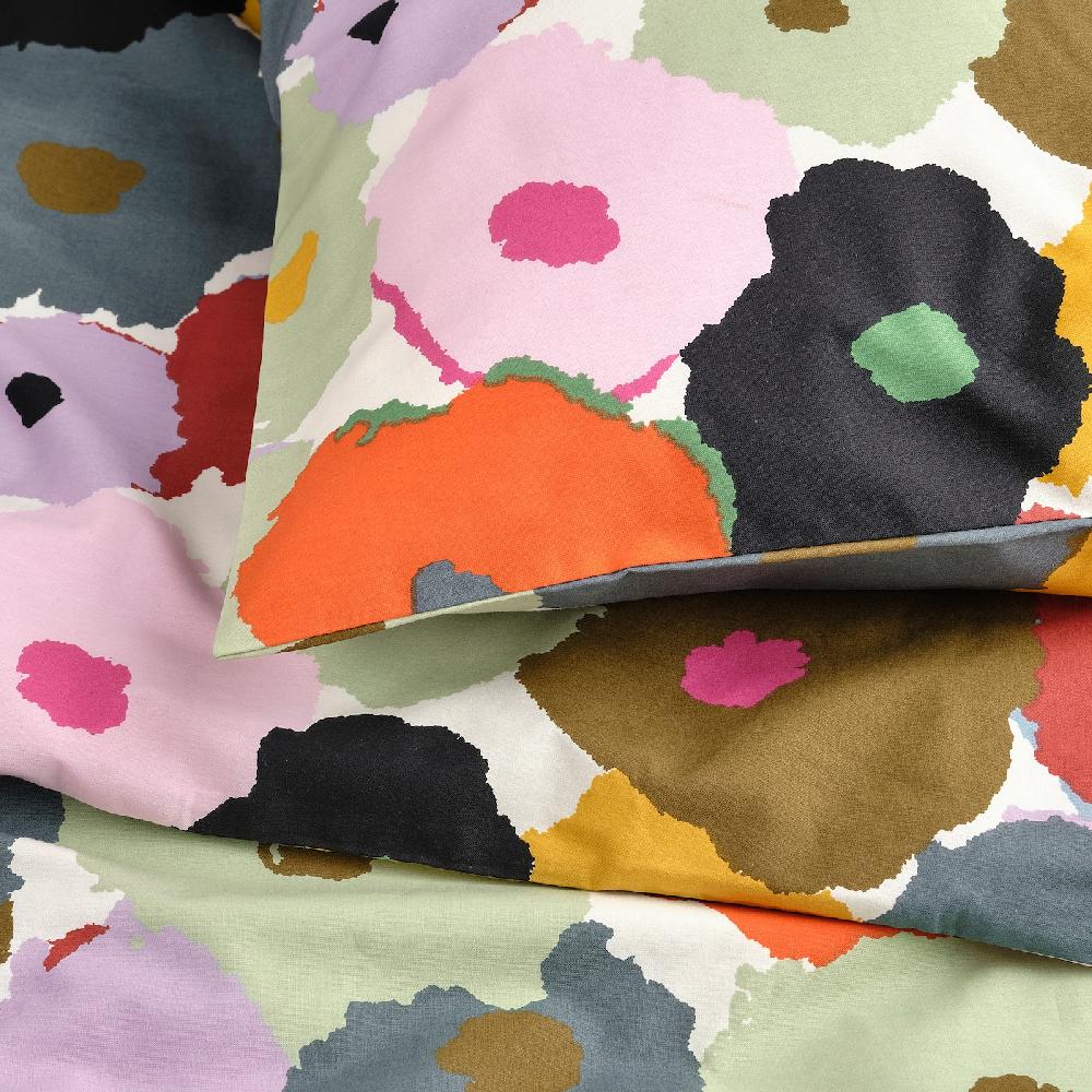 IKEA MURREVA Funda Nórdica Con Funda De Almohada Multicolor/motivo Floral 150x200/50x60 Cm