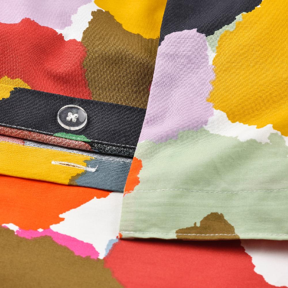 IKEA MURREVA Funda Nórdica Con Funda De Almohada Multicolor/motivo Floral 150x200/50x60 Cm