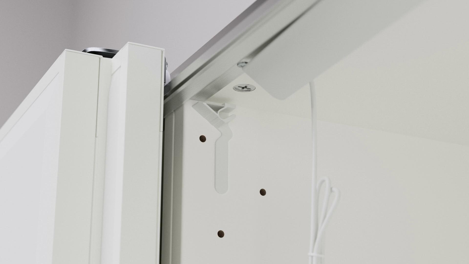 IKEA ÖVERSIDAN Iluminación LED Armario Sensor Regulación Intensidad Luminosa Blanco 96 Cm