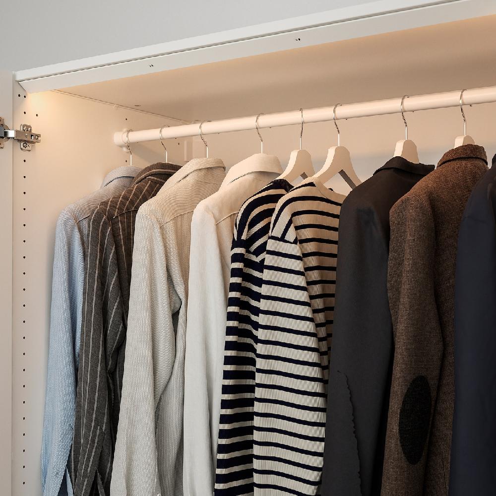 IKEA ÖVERSIDAN Iluminación LED Armario Sensor Regulación Intensidad Luminosa Blanco 96 Cm