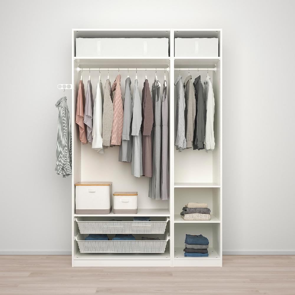 IKEA PAX / ÅHEIM Combinación Armario Blanco/espejo 150x60x236 Cm