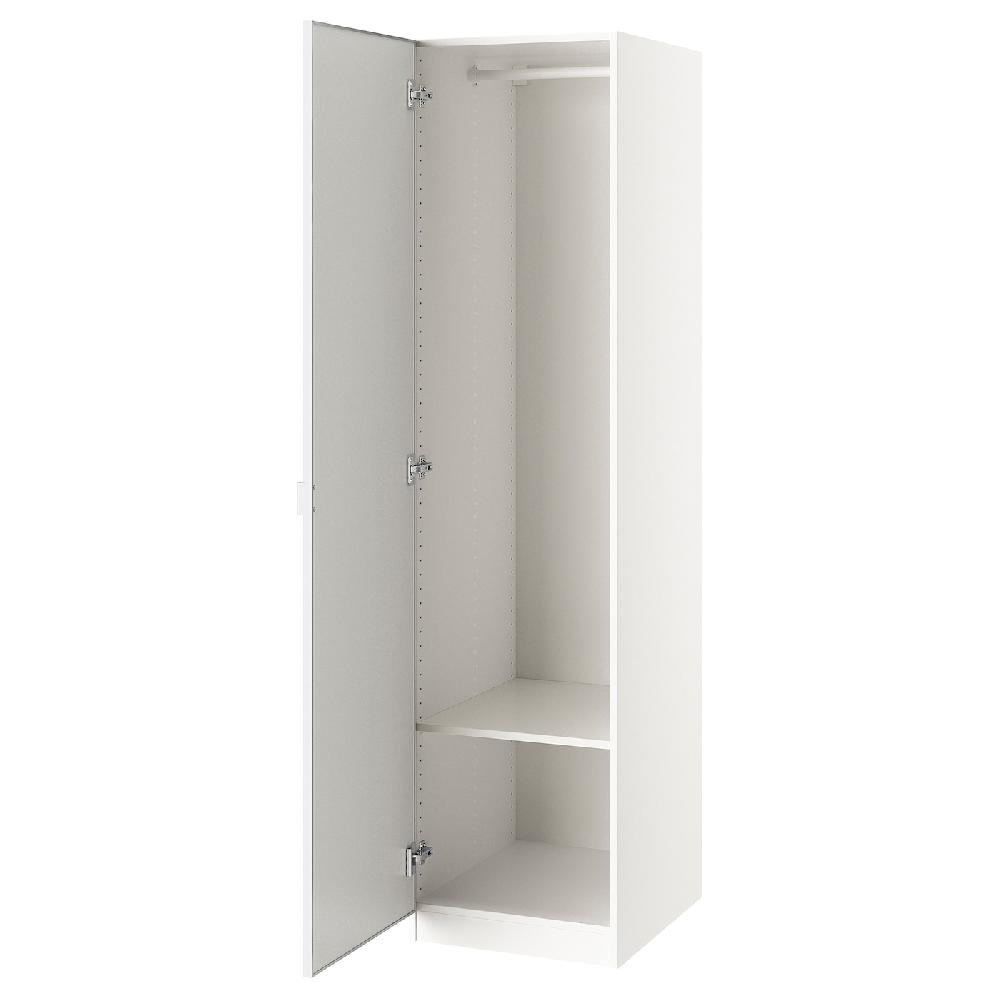 IKEA PAX / ÅHEIM Combinación armario blanco/espejo 50x60x201 cm