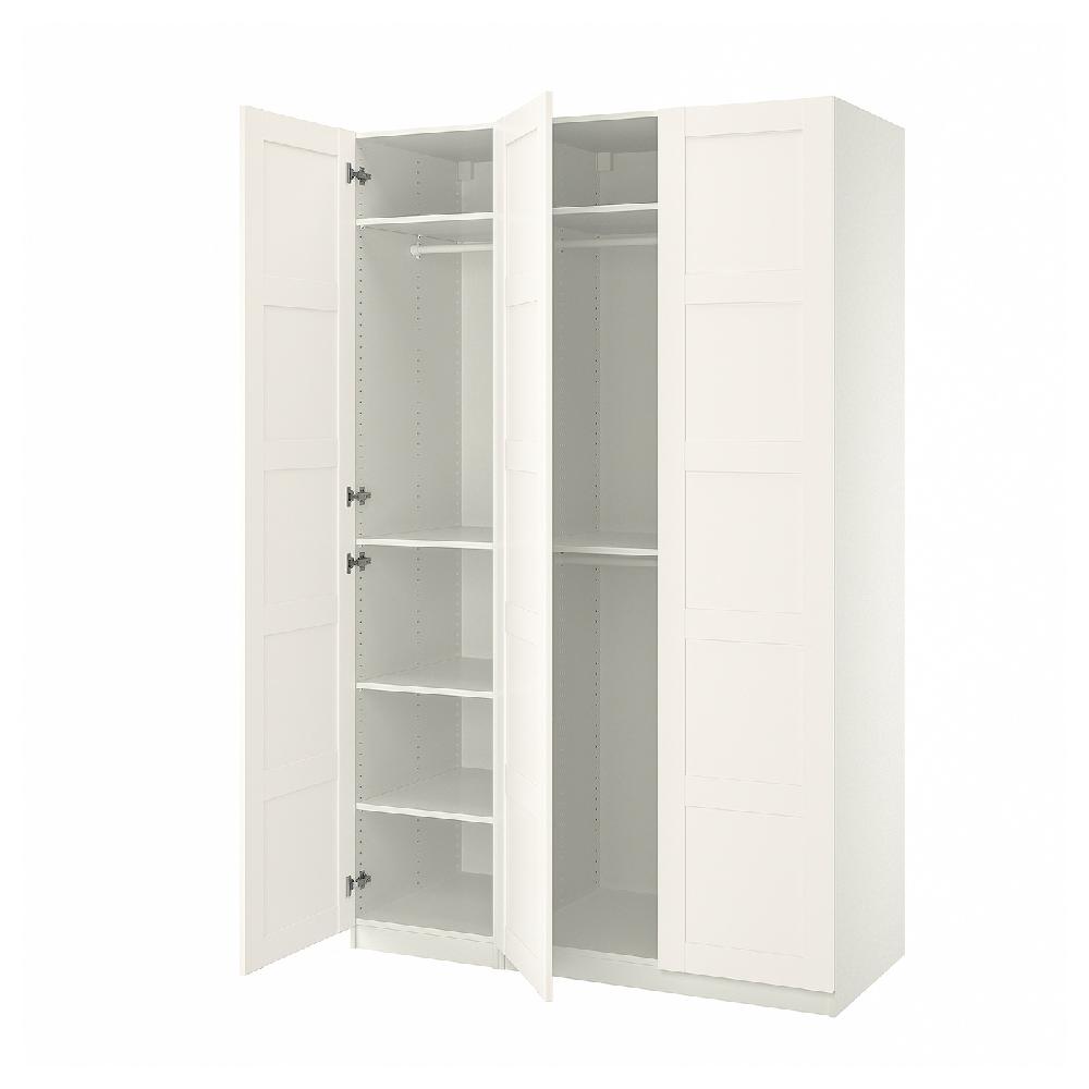 IKEA PAX / BERGSBO Combinación armario blanco/blanco 150x60x236 cm
