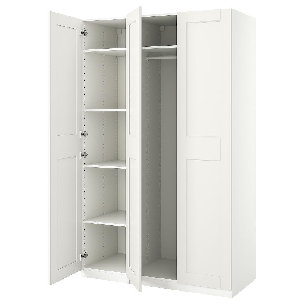IKEA PAX / GRIMO Combinación armario blanco/blanco 150x60x236 cm